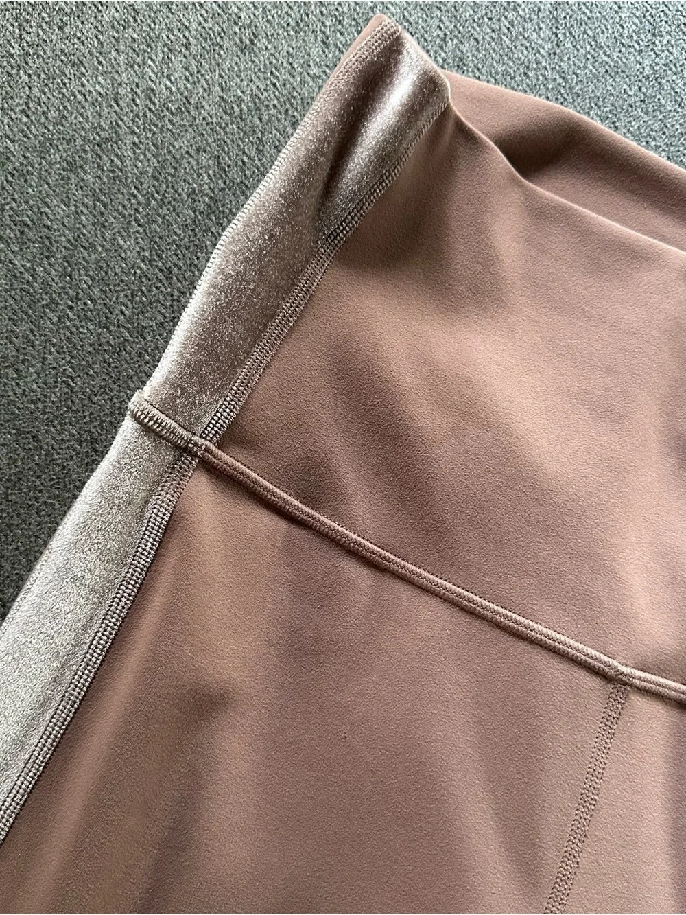 Lululemon Align Super High Waist Velvet Leggings in Spanish Oak Size 6